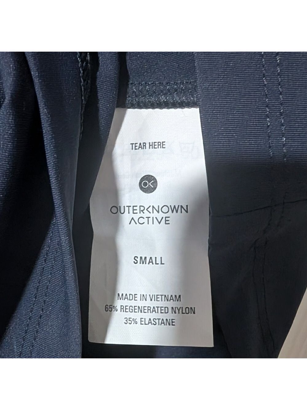 NWT Outerknown | Active Racerback Tank In Navy - Picture 11 of 14